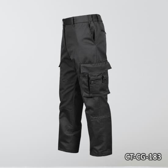 Black Tactical Cargo Pants for Security & Industrial Wholesale