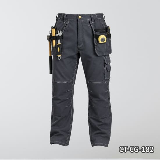 Industrial Carpenter Trousers with Tool and Holster Pockets