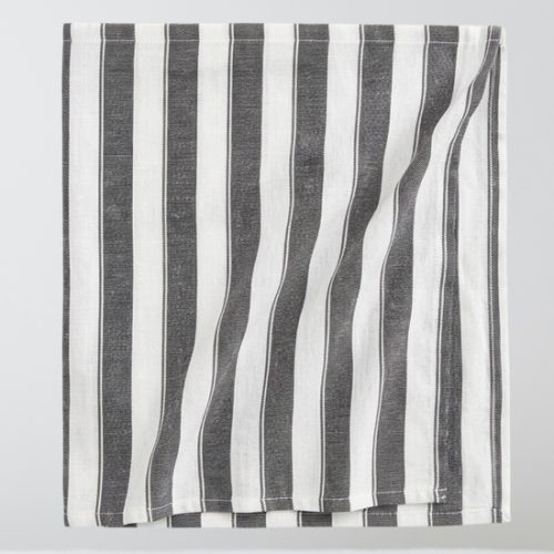 Grey Stripes Striped tea towels Bulk