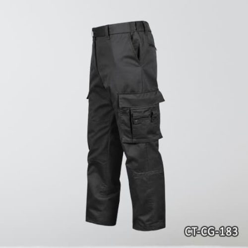 Black Tactical Cargo Pants for Security & Industrial Wholesale