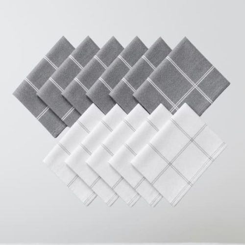 Modern plaid cotton dinner napkins exporter