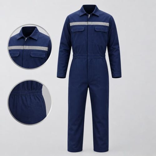 Hi-Vis Reflective Coverall Custom Oem Bulk