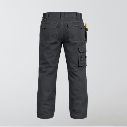 Men's Dark Grey Construction Cargo Pants for Bulk Supply