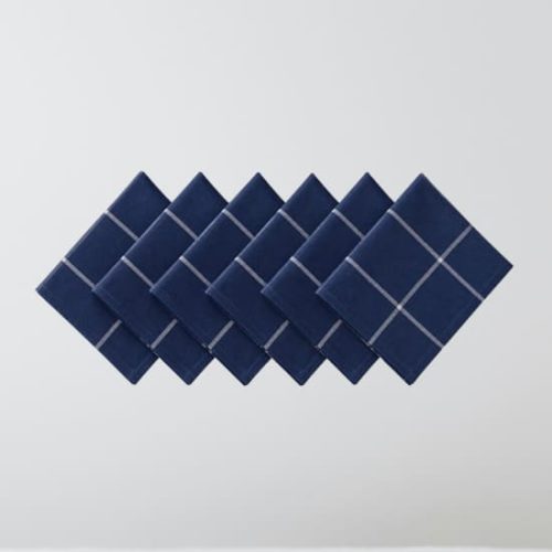 Wholesale grid pattern dinner napkins manufacturer