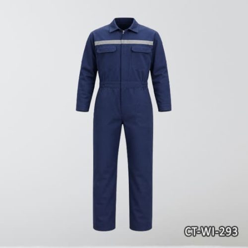 Navy Blue Reflective Coveralls Exporter