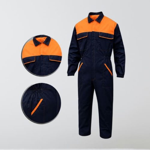Custom Logo Embroidery Industrial Safety Coverall