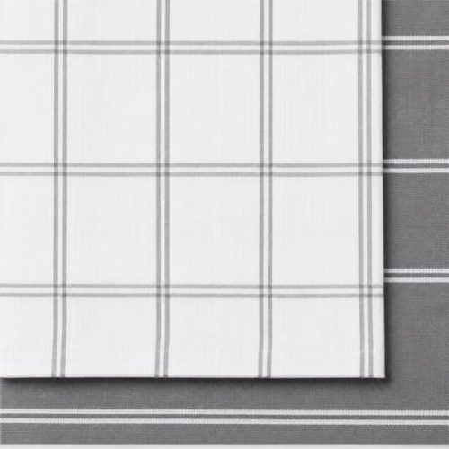 Reusable grey white cloth napkins bulk manufacturer